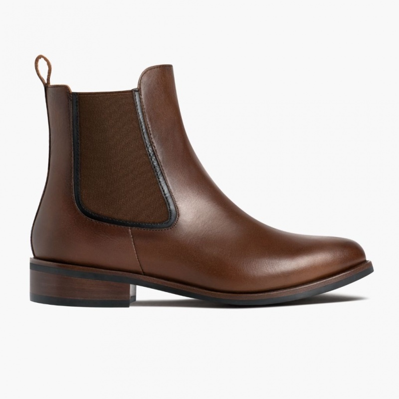 Thursday Boots Duchess Chelsea Stiefel Damen Dunkelbraun | Österreich-43657EKVY