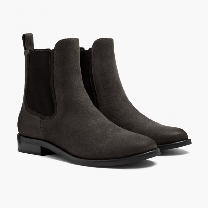 Thursday Boots Duchess Chelsea Stiefel Damen Dunkelgrau | Österreich-37912HIXK