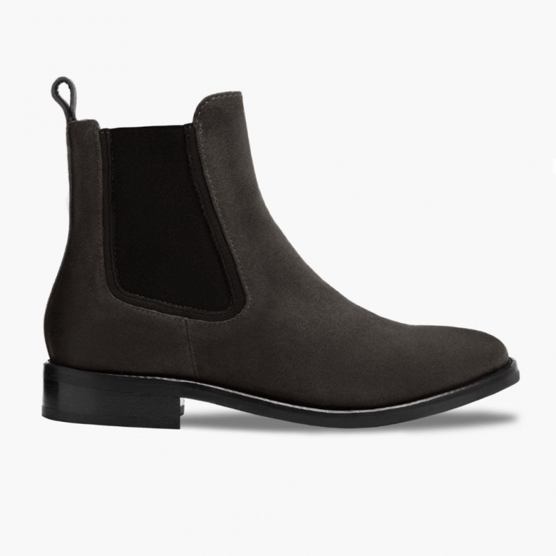 Thursday Boots Duchess Chelsea Stiefel Damen Dunkelgrau | Österreich-37912HIXK