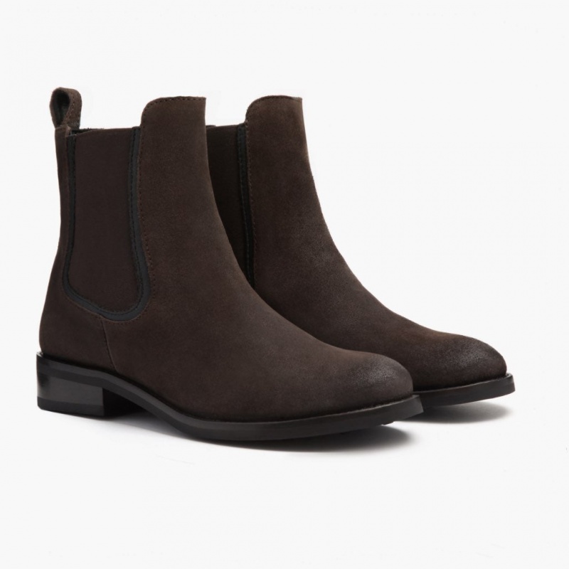 Thursday Boots Duchess Chelsea Stiefel Damen Dunkelbraun | Österreich-07532GXAJ