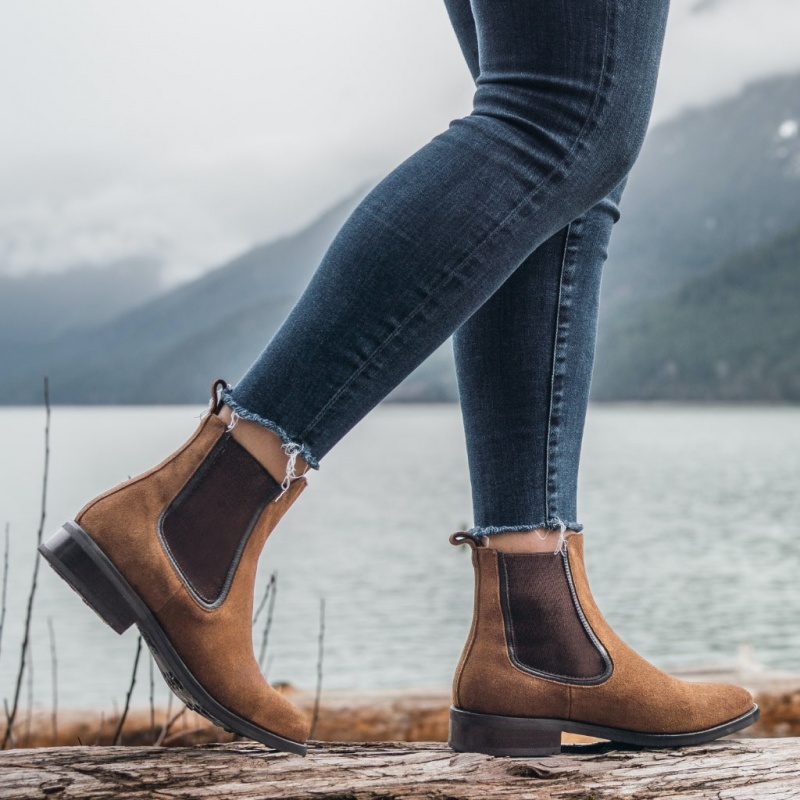 Thursday Boots Duchess Chelsea Stiefel Damen Braun | Österreich-86940KSMX