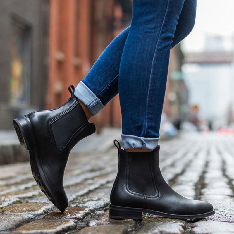 Thursday Boots Duchess Chelsea Stiefel Damen Schwarz | Österreich-03786VOBZ