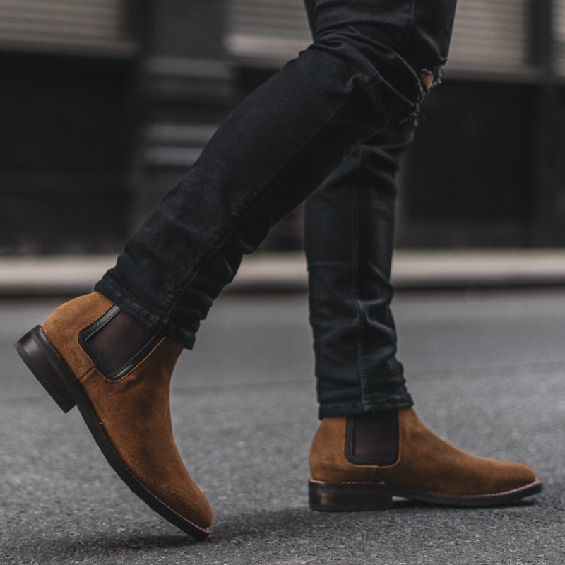 Thursday Boots Duke Chelsea Stiefel Herren Braun | Österreich-05934OUMN