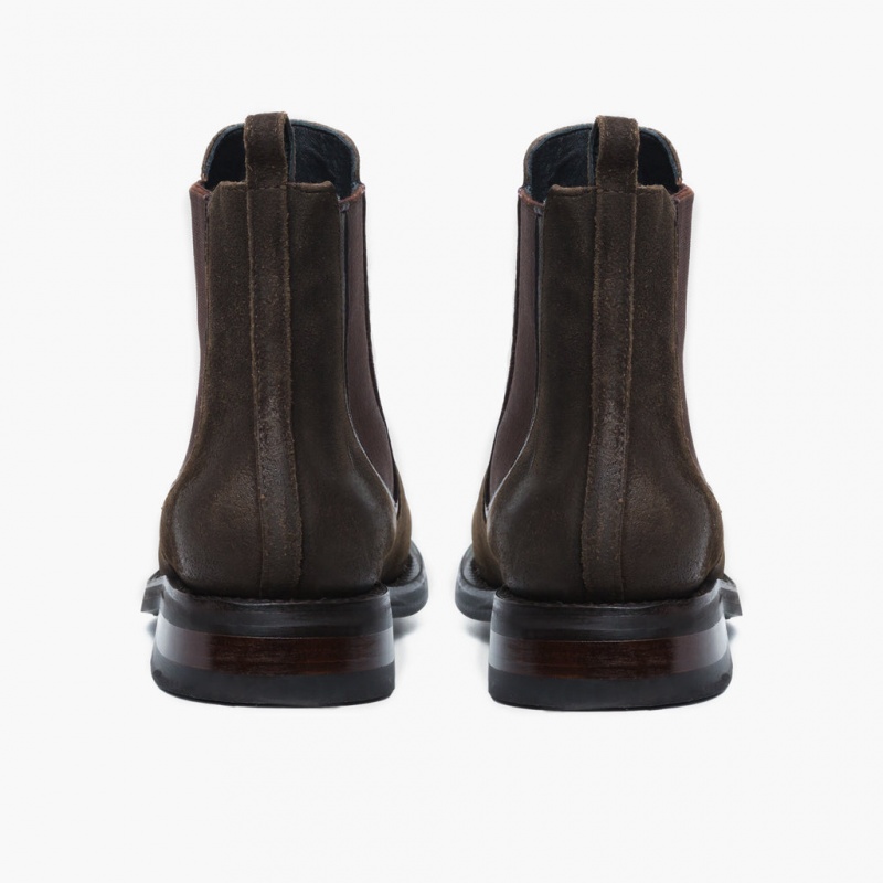 Thursday Boots Duke Chelsea Stiefel Herren Dunkelolivgrün | Österreich-74158XMYK