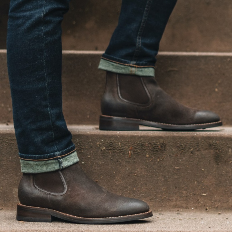 Thursday Boots Duke Chelsea Stiefel Herren Schokolade | Österreich-21874STDE