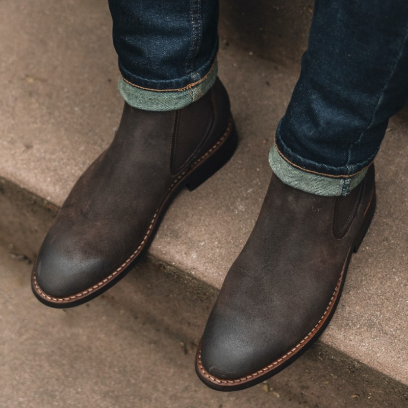Thursday Boots Duke Chelsea Stiefel Herren Schokolade | Österreich-21874STDE