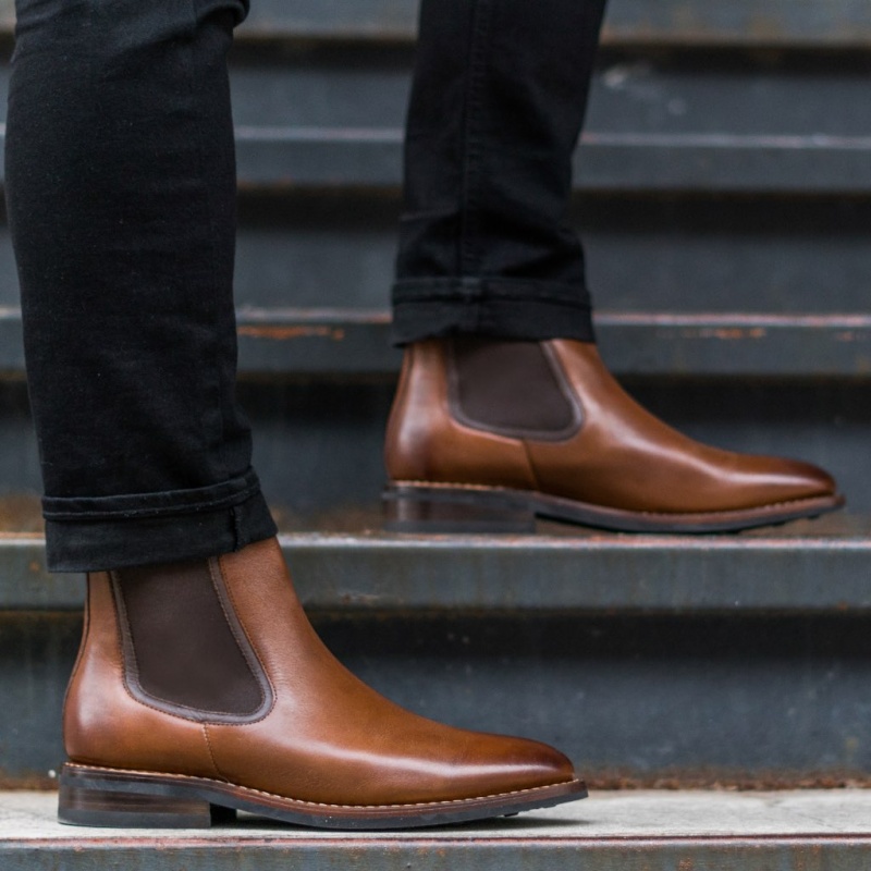 Thursday Boots Duke Chelsea Stiefel Herren Braun | Österreich-57169SRDB