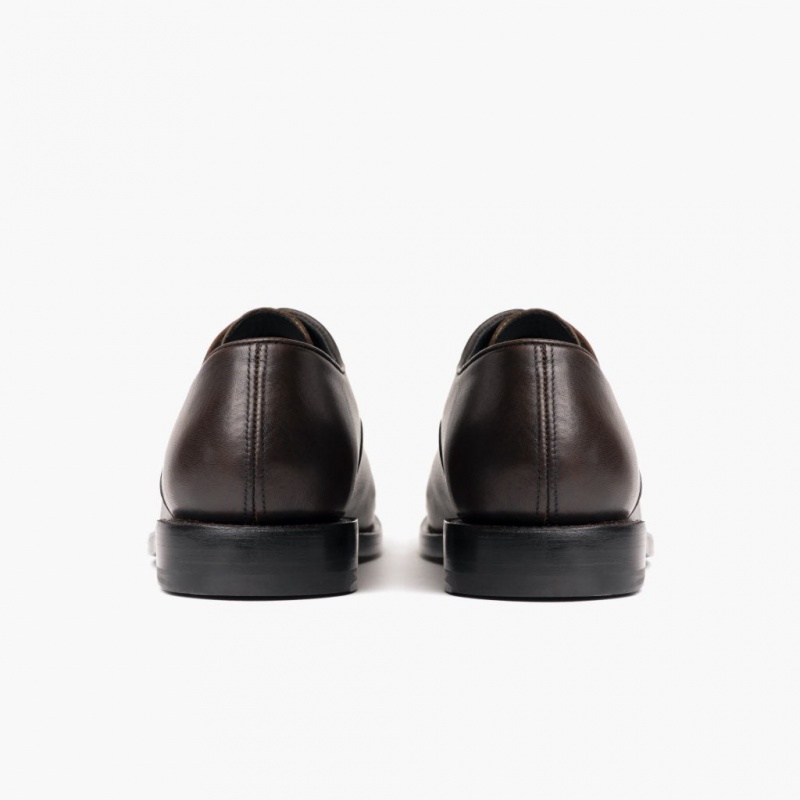 Thursday Boots Executive Cap Kappe Lederschuhe Herren Schwarz | Österreich-45768JBGV