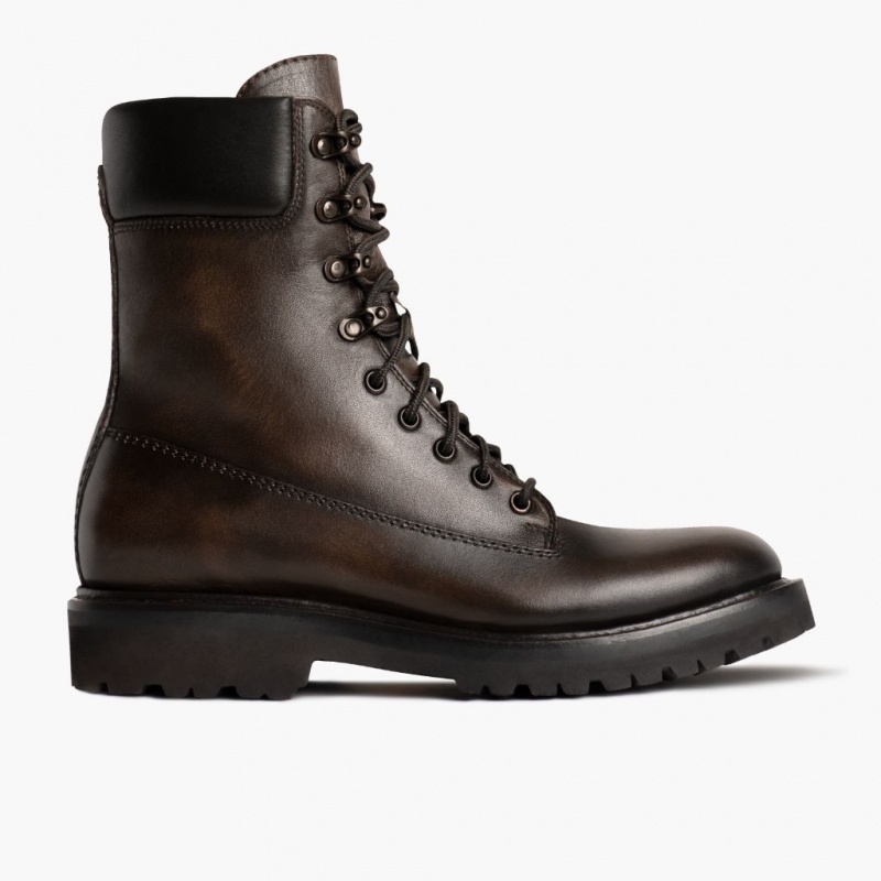 Thursday Boots Explorer Combat Schnürstiefel Herren Dunkelbraun | Österreich-52046NWGB