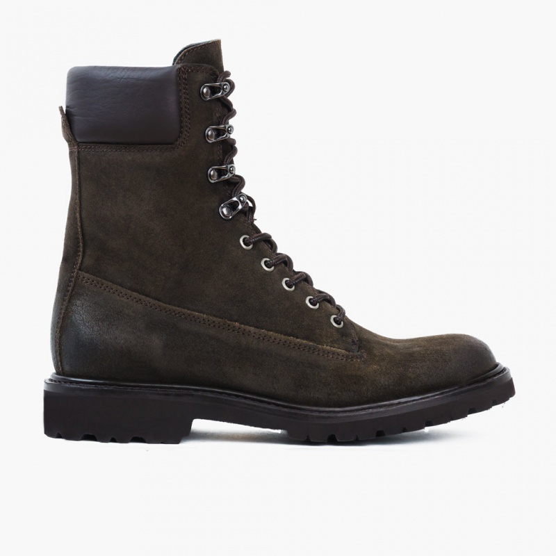 Thursday Boots Explorer Combat Schnürstiefel Herren Dunkelolivgrün | Österreich-10672JMUQ