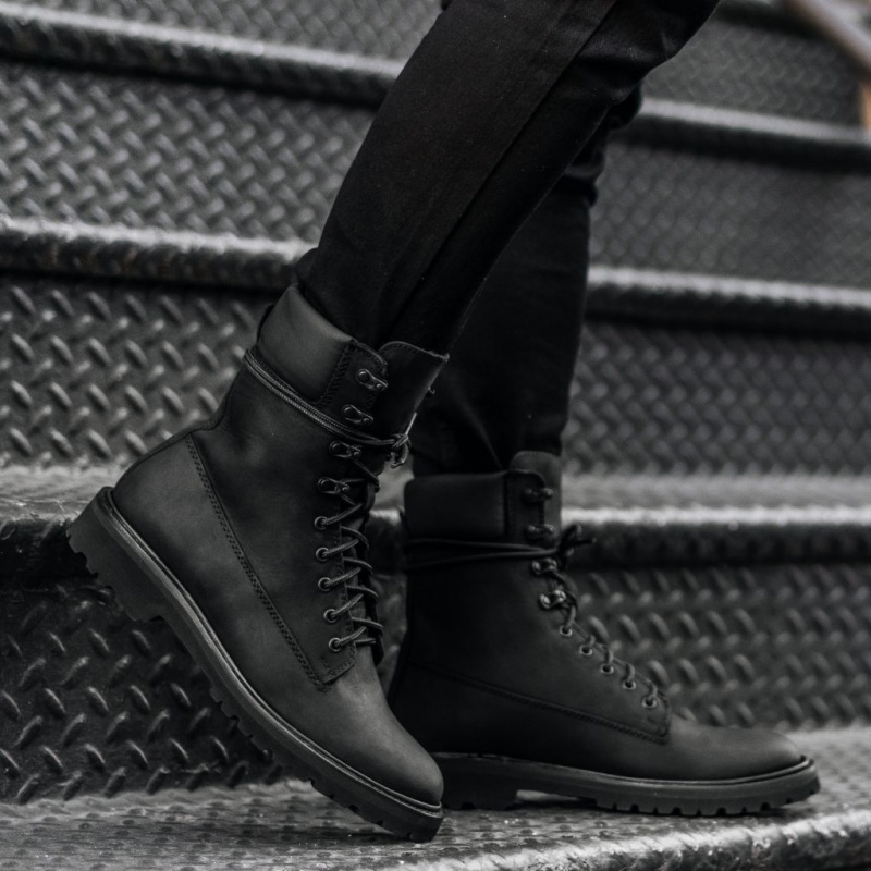 Thursday Boots Explorer Combat Schnürstiefel Herren Schwarz | Österreich-38046EXCV