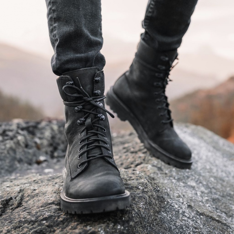 Thursday Boots Explorer Combat Schnürstiefel Herren Schwarz | Österreich-38046EXCV