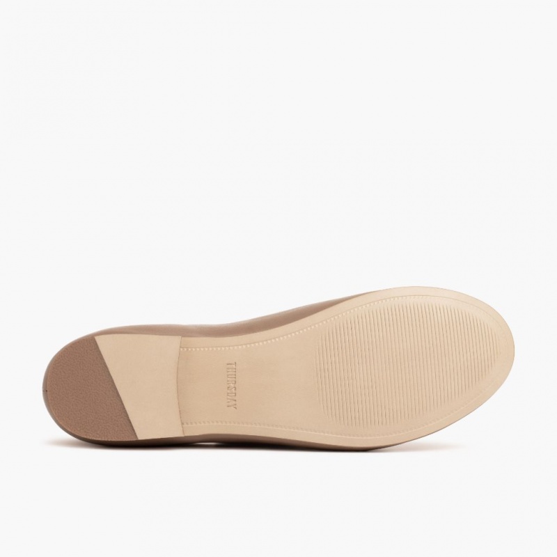 Thursday Boots Feliz Ballerinas Damen Beige | Österreich-87410PCJD