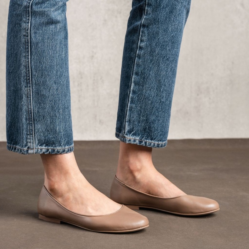 Thursday Boots Feliz Ballerinas Damen Beige | Österreich-87410PCJD