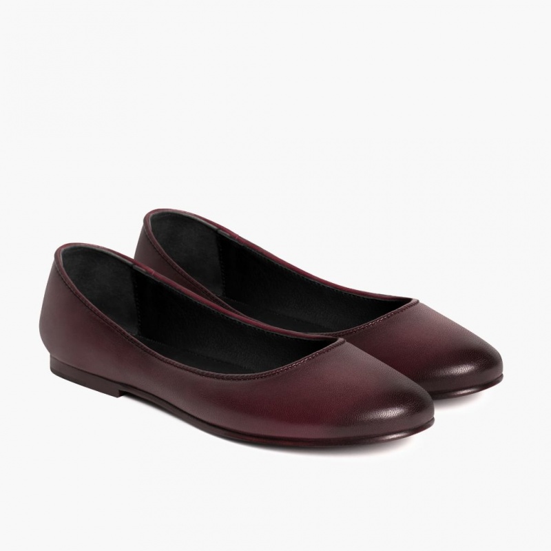 Thursday Boots Feliz Ballerinas Damen Bordeaux | Österreich-62713SMFN