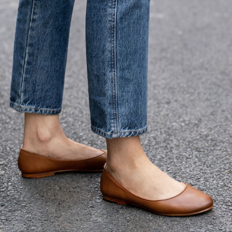 Thursday Boots Feliz Ballerinas Damen Braun | Österreich-01732HWPK