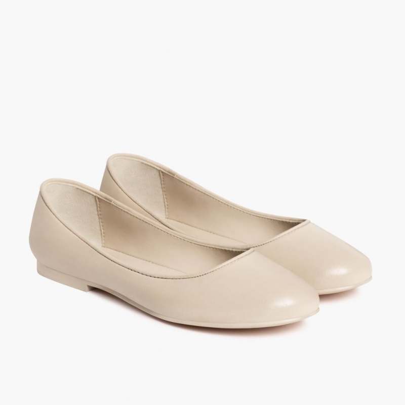 Thursday Boots Feliz Ballerinas Damen Hellbeige | Österreich-45916UWJK