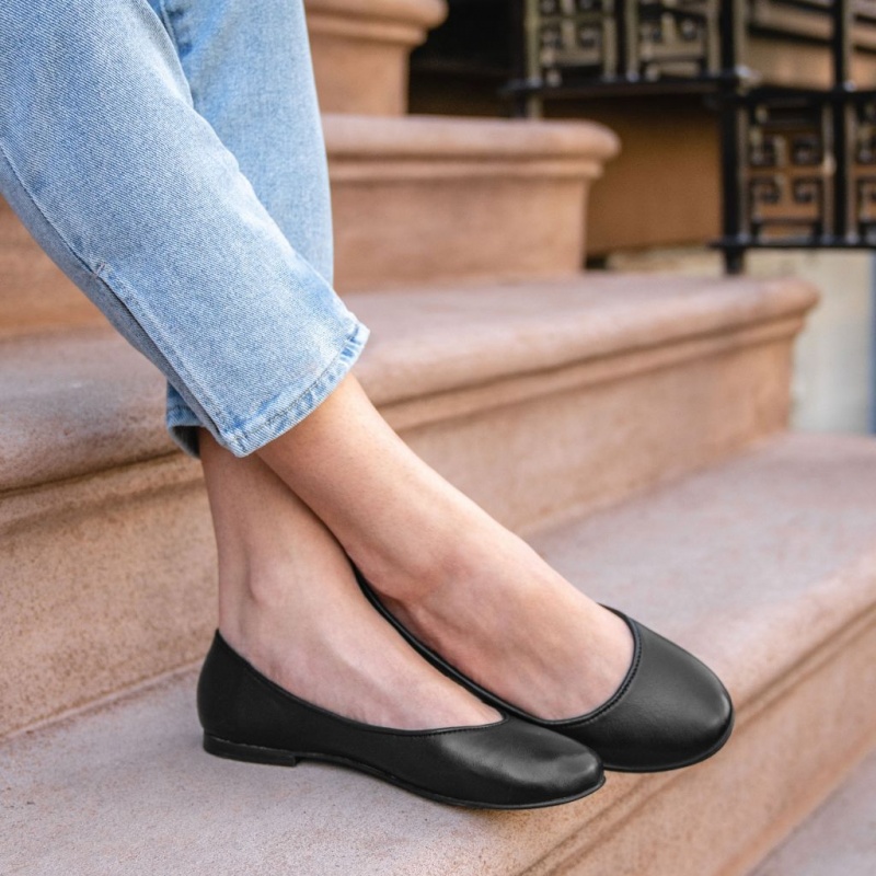 Thursday Boots Feliz Ballerinas Damen Schwarz | Österreich-57038ULBA