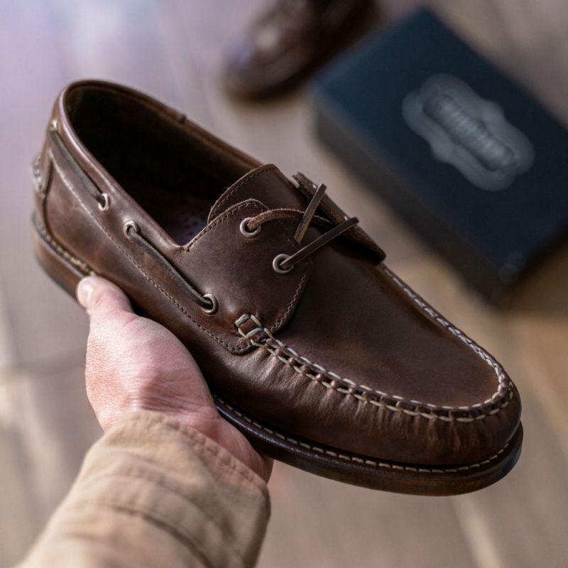 Thursday Boots Handsewn Halbschuhe Herren Schokolade | Österreich-48035XIVM