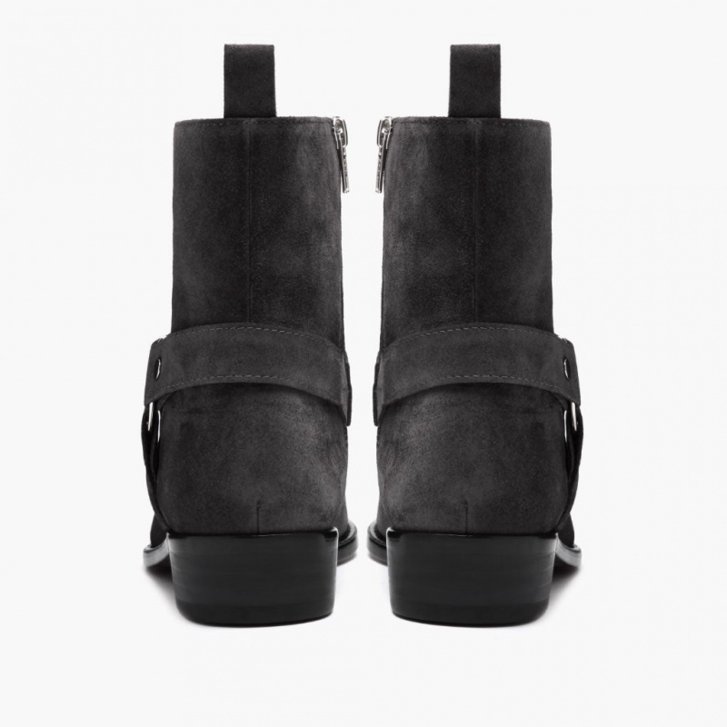 Thursday Boots Harness O-Ring Chelsea Stiefel Herren Grau | Österreich-82175LASP