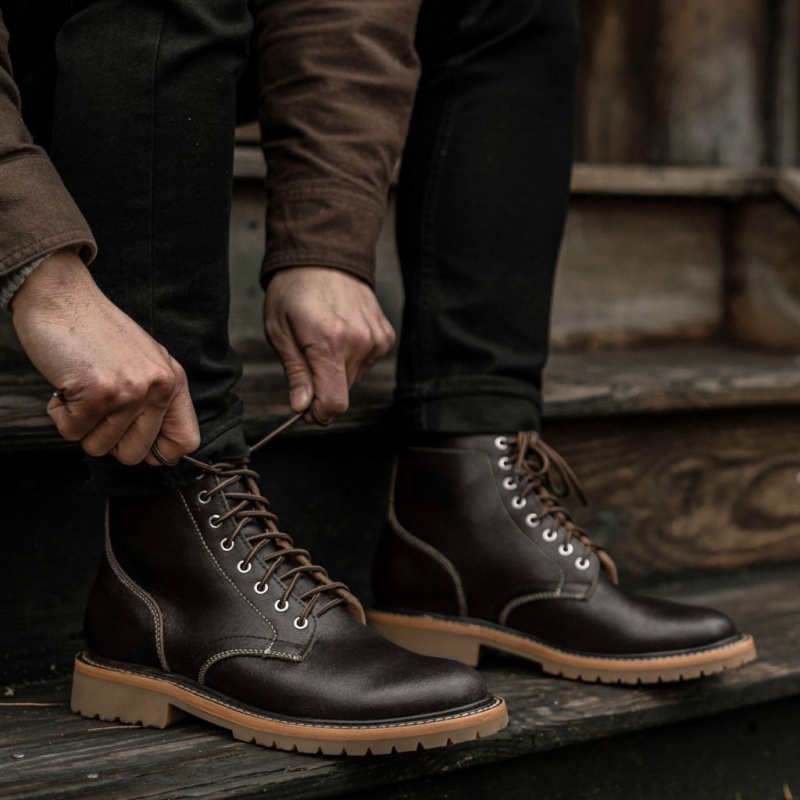 Thursday Boots Hero Schnürstiefel Herren Dunkelbraun | Österreich-35410IDSP