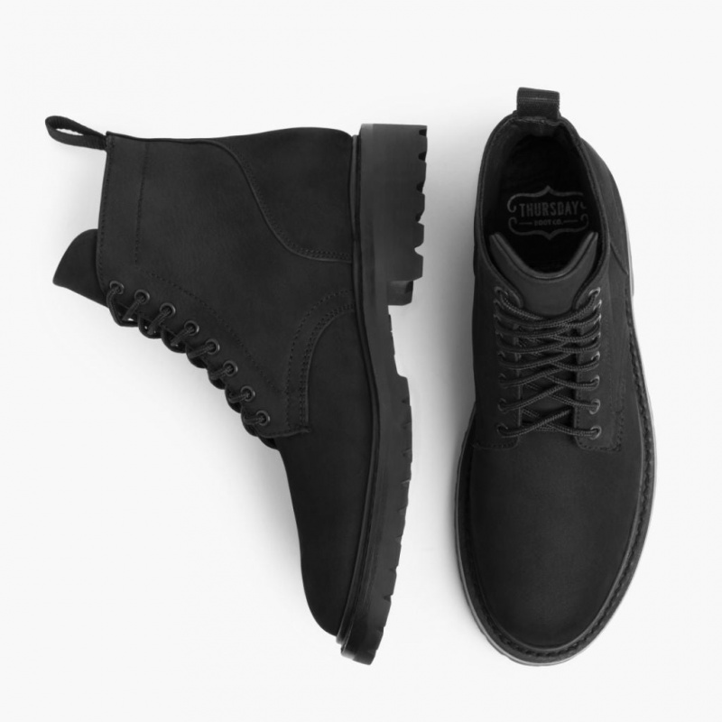 Thursday Boots Hero Schnürstiefel Herren Schwarz | Österreich-16205QRIK