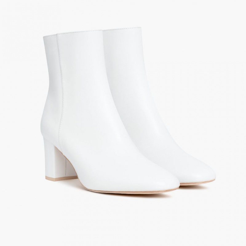 Thursday Boots High Standard High Heel Stiefeletten Damen Weiß | Österreich-92704LKXQ