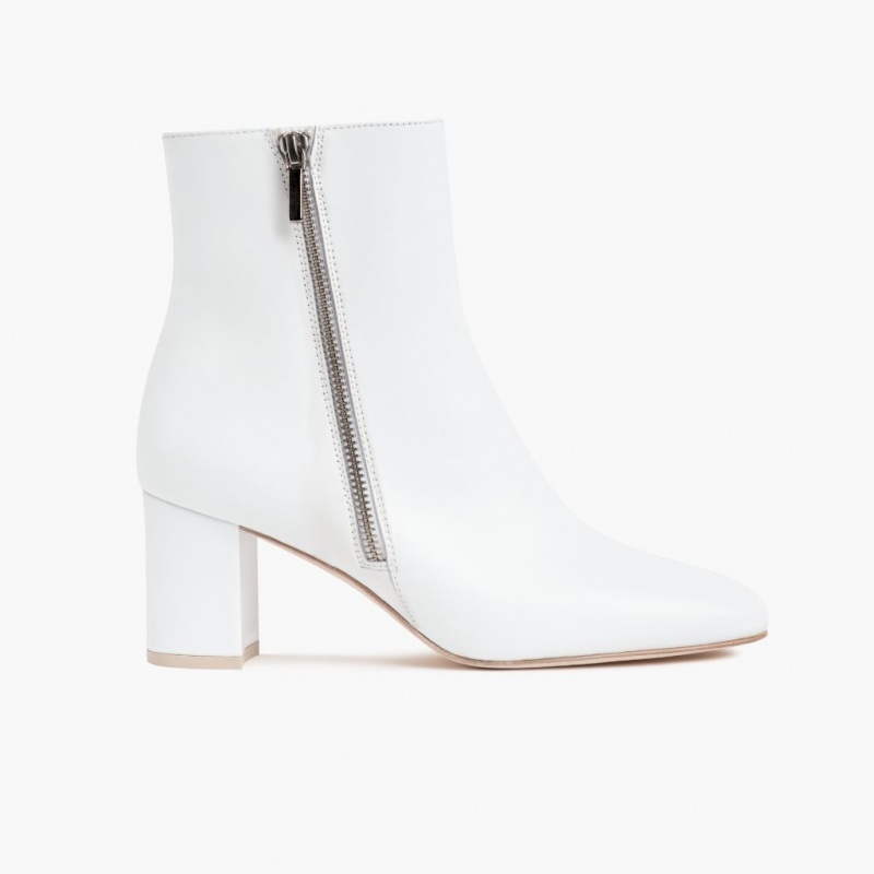 Thursday Boots High Standard High Heel Stiefeletten Damen Weiß | Österreich-92704LKXQ