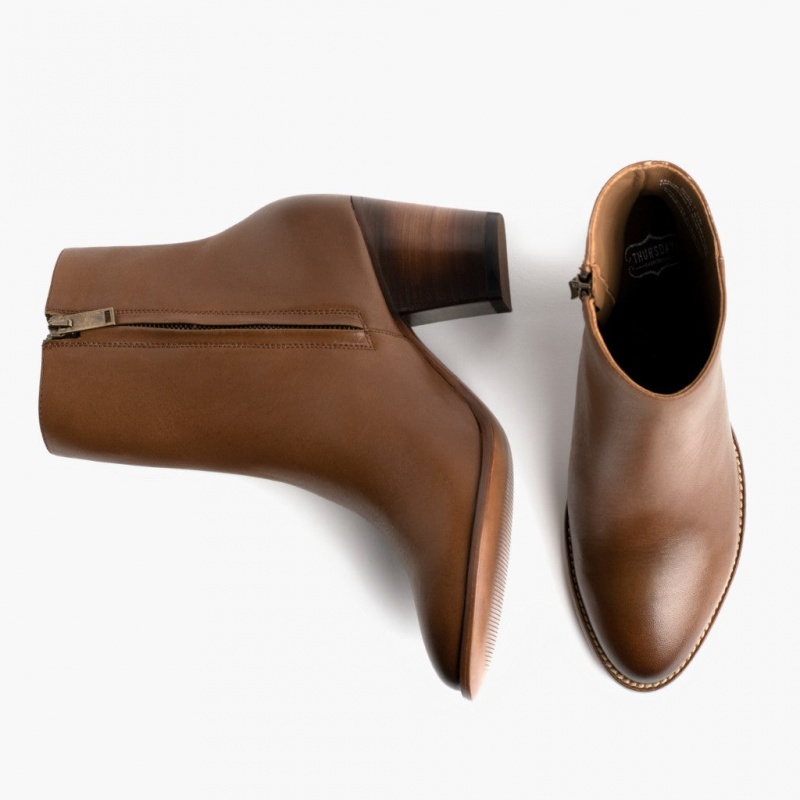 Thursday Boots Highline 3 Heel Stiefeletten Damen Dunkelbraun | Österreich-60293YQSA