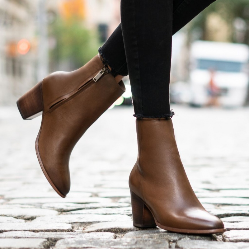 Thursday Boots Highline 3 Heel Stiefeletten Damen Dunkelbraun | Österreich-60293YQSA