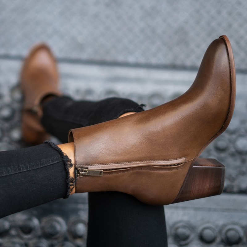 Thursday Boots Highline 3 Heel Stiefeletten Damen Dunkelbraun | Österreich-60293YQSA
