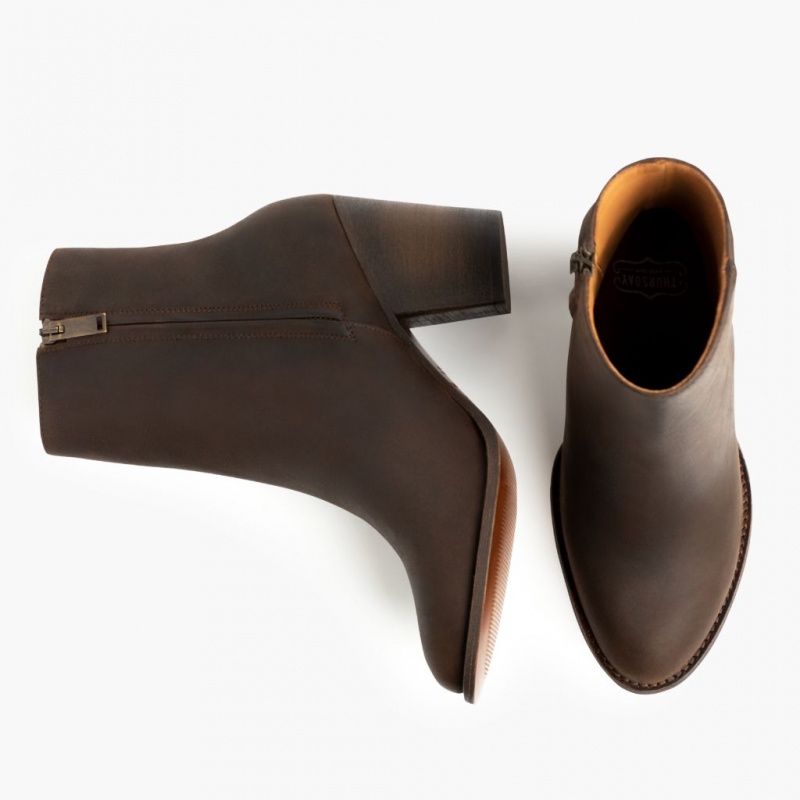 Thursday Boots Highline 3 Heel Stiefeletten Damen Dunkelbraun | Österreich-12690OQXJ