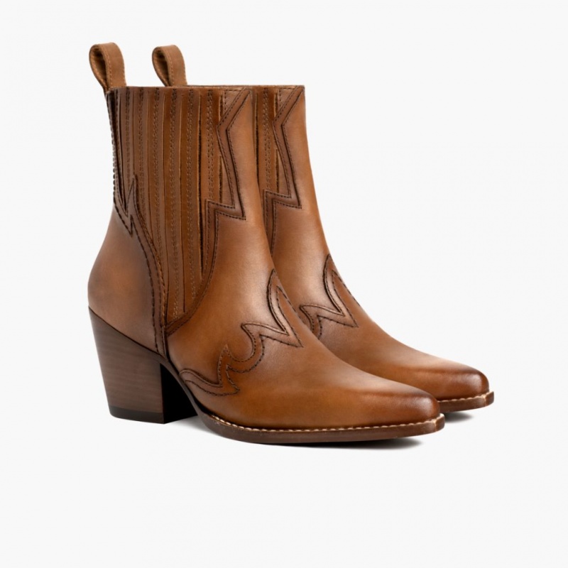 Thursday Boots Icon High Heel Chelsea Stiefel Damen Braun | Österreich-84901DQZE