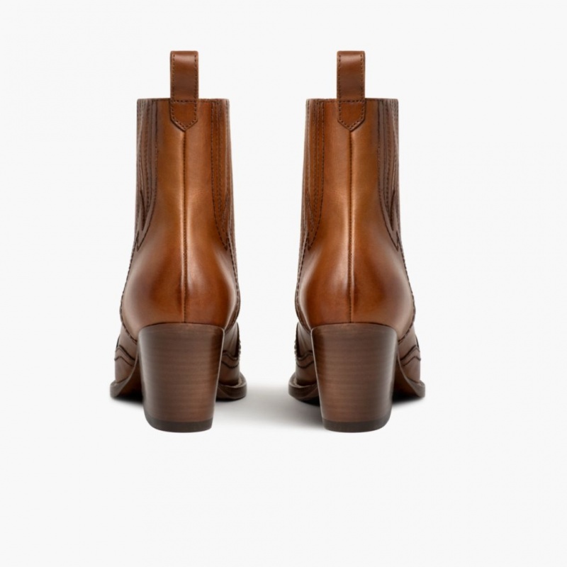 Thursday Boots Icon High Heel Chelsea Stiefel Damen Braun | Österreich-84901DQZE