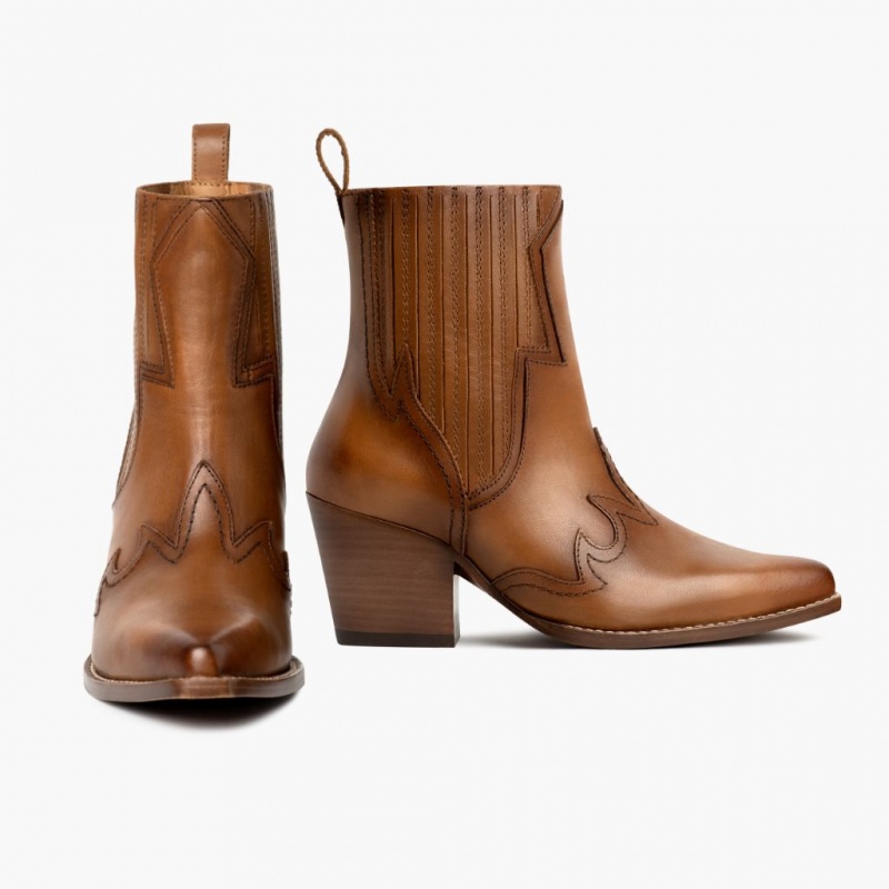 Thursday Boots Icon High Heel Chelsea Stiefel Damen Braun | Österreich-84901DQZE