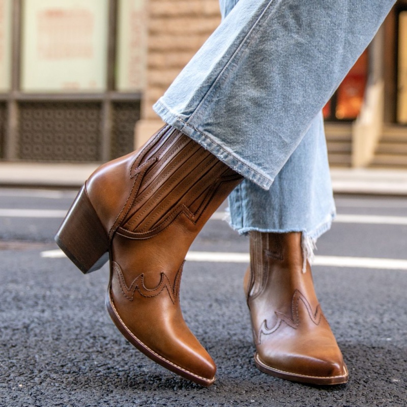 Thursday Boots Icon High Heel Chelsea Stiefel Damen Braun | Österreich-84901DQZE
