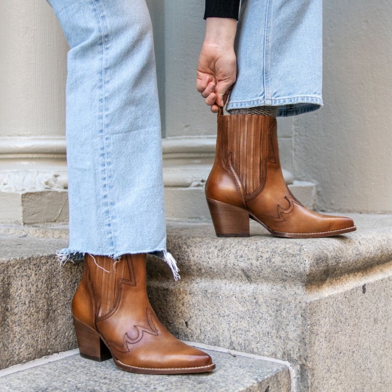 Thursday Boots Icon High Heel Chelsea Stiefel Damen Braun | Österreich-84901DQZE
