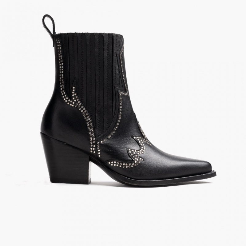 Thursday Boots Icon High Heel Chelsea Stiefel Damen Schwarz | Österreich-34216PHGY
