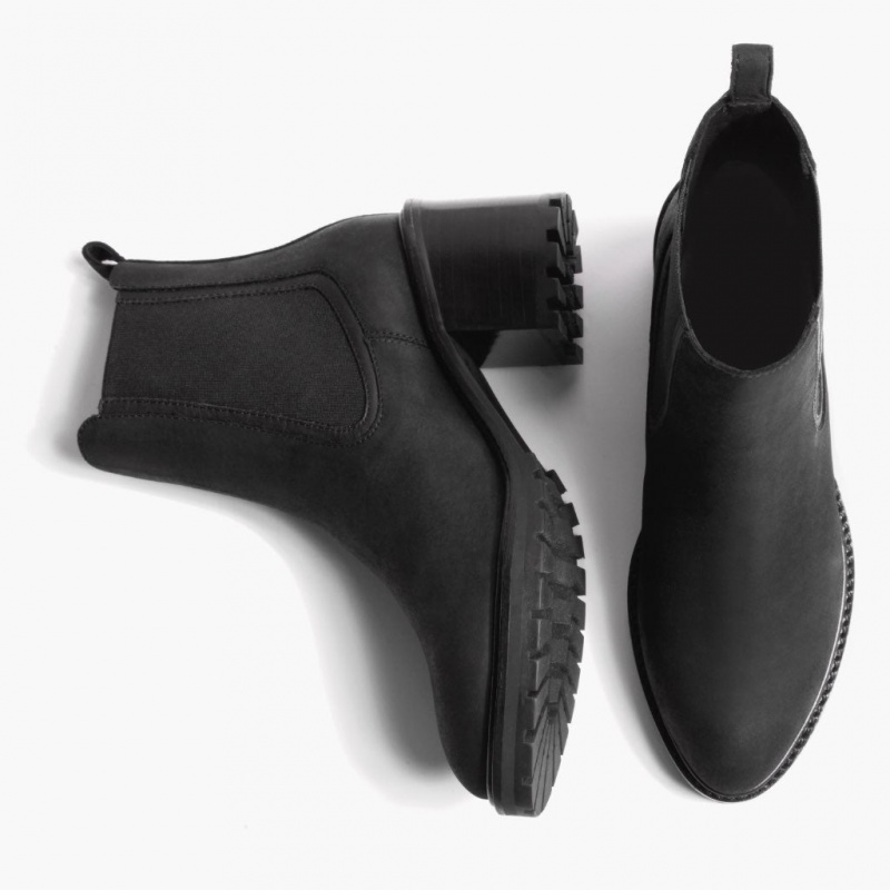 Thursday Boots Knockout High Heel Chelsea Stiefel Damen Schwarz | Österreich-74369XZFO