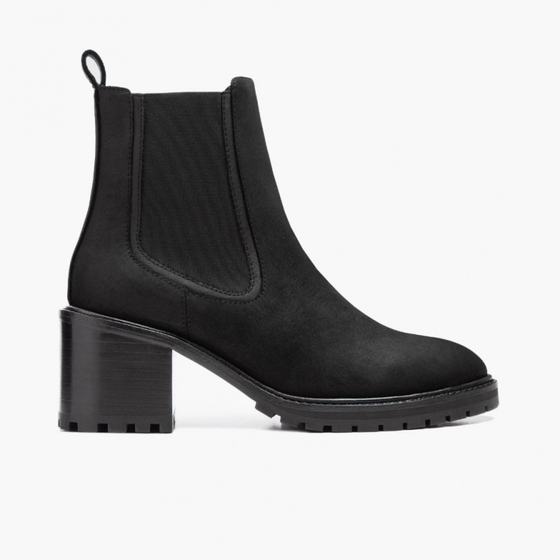Thursday Boots Knockout High Heel Chelsea Stiefel Damen Schwarz | Österreich-74369XZFO