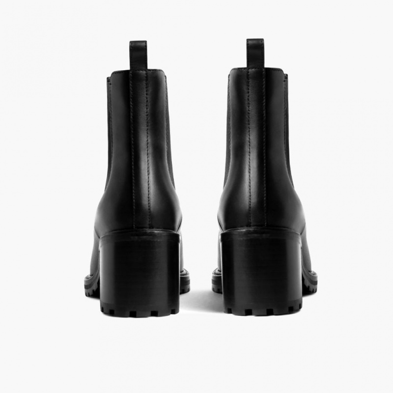 Thursday Boots Knockout High Heel Chelsea Stiefel Damen Schwarz | Österreich-43705EJDS