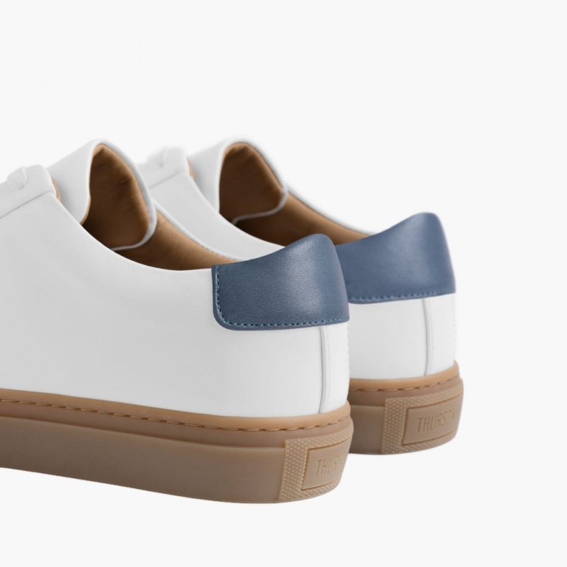 Thursday Boots Legacy Low Top Sneakers Damen Weiß Indigo | Österreich-75341IXZT