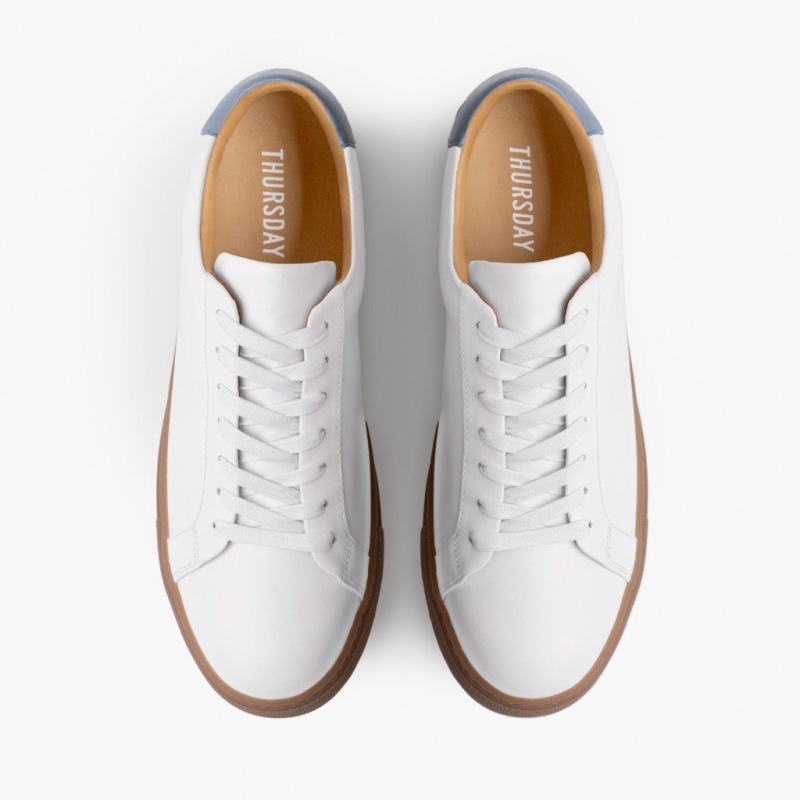 Thursday Boots Legacy Low Top Sneakers Damen Weiß Indigo | Österreich-75341IXZT