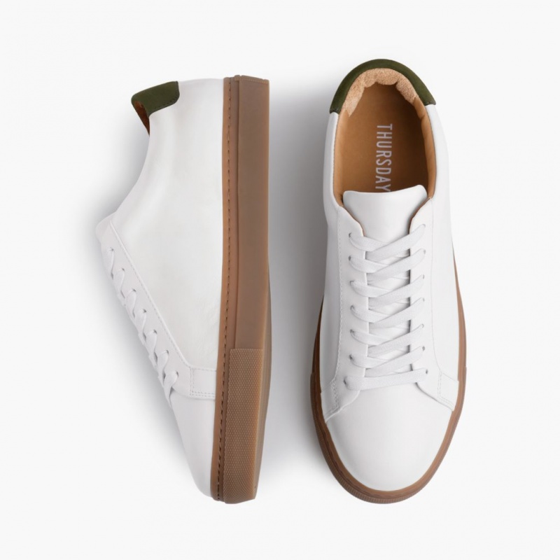 Thursday Boots Legacy Low Top Sneakers Damen Weiß Grün | Österreich-13576FNUB