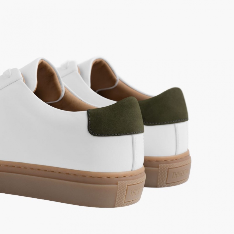 Thursday Boots Legacy Low Top Sneakers Damen Weiß Grün | Österreich-13576FNUB