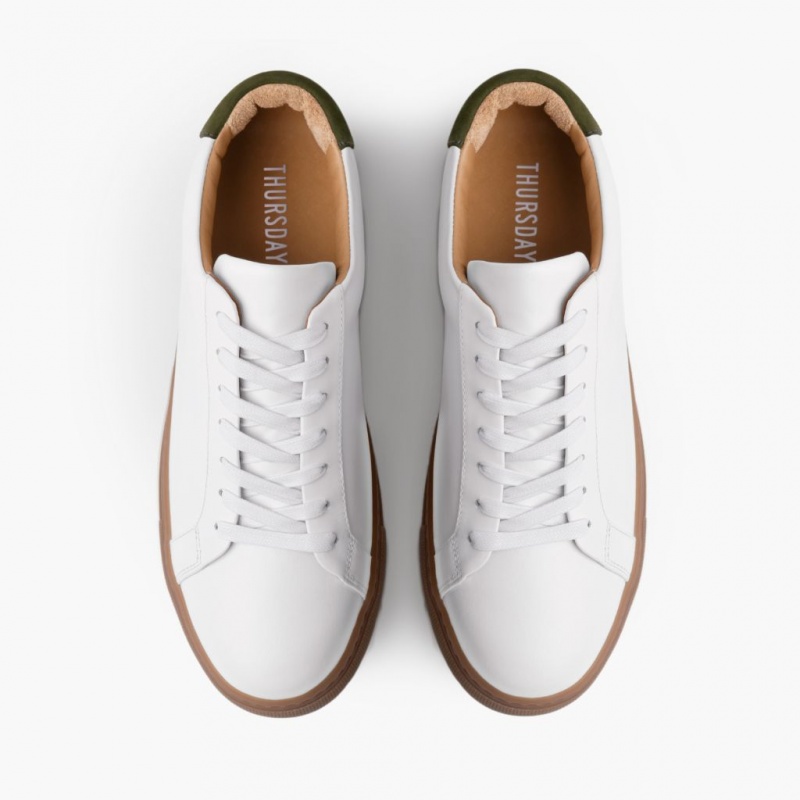 Thursday Boots Legacy Low Top Sneakers Damen Weiß Grün | Österreich-13576FNUB