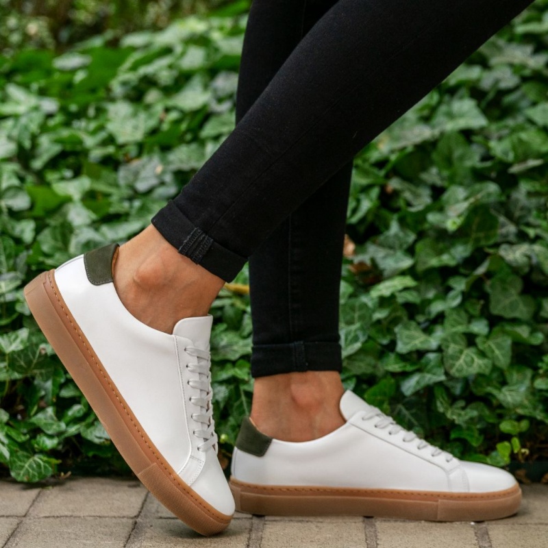 Thursday Boots Legacy Low Top Sneakers Damen Weiß Grün | Österreich-13576FNUB