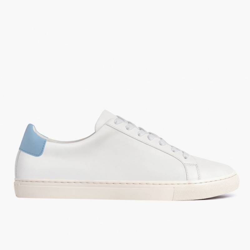 Thursday Boots Legacy Low Top Sneakers Damen Weiß Blau | Österreich-95023UDOX