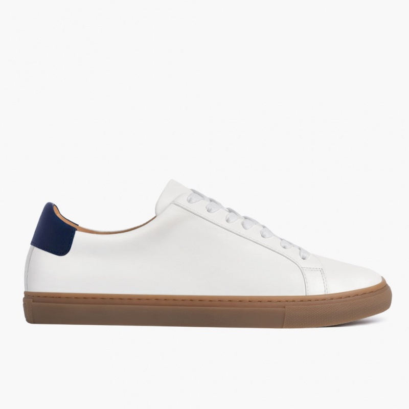 Thursday Boots Legacy Low Top Sneakers Herren Weiß Navy | Österreich-98140CIGH