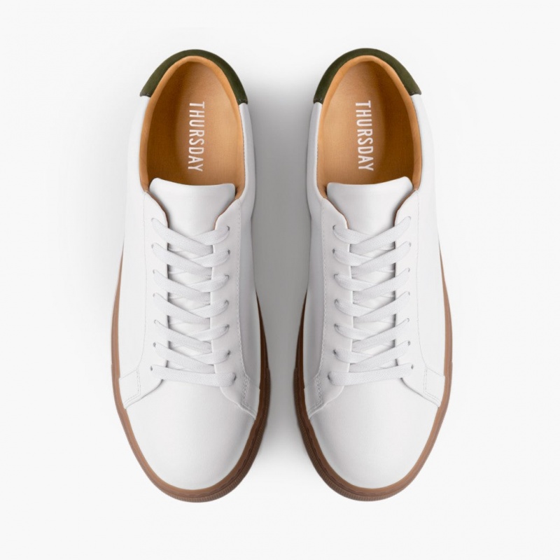 Thursday Boots Legacy Low Top Sneakers Herren Weiß Grün | Österreich-34827HYLI